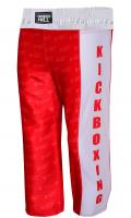 KBT-3628k Кикбоксерские брюки KIDS M 135-144см 10лет красные