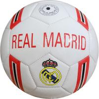 Мяч футбольный "Real Madrid", клубный, 3-слоя  PVC 1.6, 300 гр, машинная сшивка R18043-5