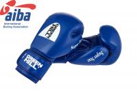 BGS-1213a Боксерские перчатки Super Star одобренные AIBA 10oz синие