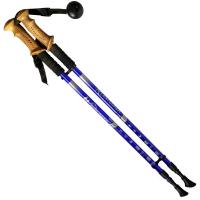 R18143 -PRO Палки для скандинавской ходьбы 2-х секционные с чехлом (синие) до 1,35м Телескопическая