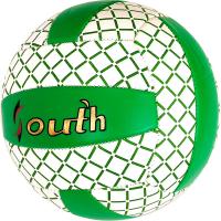 E33542-3 Мяч волейбольный (зеленый), PVC 2.7, 280 гр, машинная сшивка