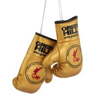 AG-1008FKR Сувенирные боксерские перчатки Федерация Кикбоксинга России золотистые