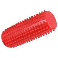 Массажер-ролик резиновый надувной "Цилиндр" (красный)