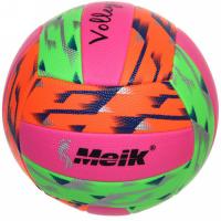 E29210-5 Мяч волейбольный (розово/оранжевый/зеленый), TPU 2.5,  280 гр