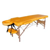 Массажный стол DFC NIRVANA, Optima, дерев. ножки, цвет горчичный (Mustard)