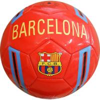 R18042-4 Мяч футбольный "Barcelona", клубный, 3-слоя  PVC 1.6, 300 гр, машинная сшивка