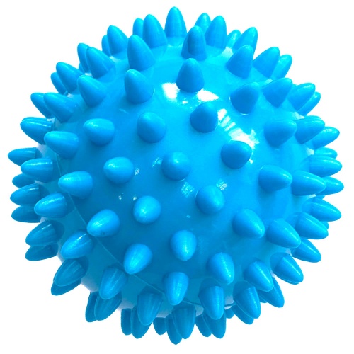 T07638 Мяч массажный твердый (голубой) Диа 7см.