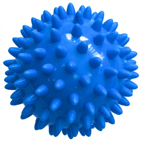T07638 Мяч массажный твердый (синий) Диа 7см.