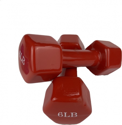 Набор гантелей 2*6 кг\Гантели виниловые\Гантели гелевые\фитнес\для тренировок\для дома\гантели для фитнеса\гантеля для дома\LB GF-002
