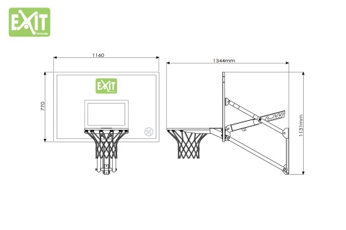 Настенная баскетбольная система EXIT