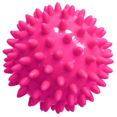 T07638 Мяч массажный твердый (розовый) Диа 7см.