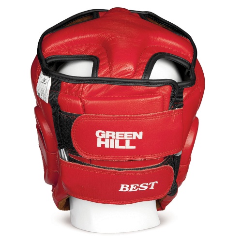 HGB-4016 Кикбоксерский шлем BEST M красный