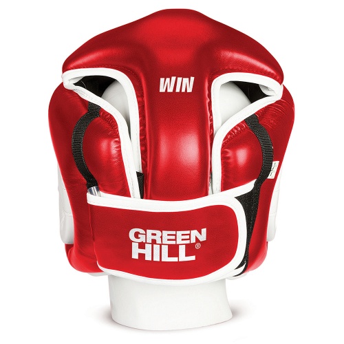 HGW-9033 Кикбоксерский шлем WIN S красный