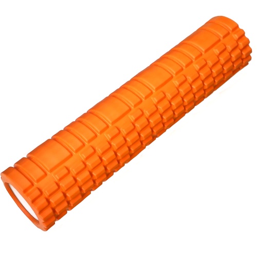 Ролик для йоги (оранжевый) 60х14см ЭВА/АБС B31262-1