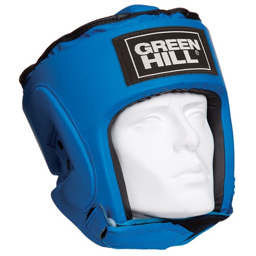 HGP-4015 Кикбоксерский шлем PRO M синий