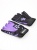 Перчатки для женские замш черно-фиолетовые X11