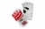 MMA-00015a Официальные матчевые перчатки MMA M-1 XXXL красно-белые