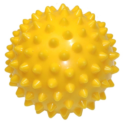 C33445 Мяч массажный (желтый) супер твердый ПВХ 6см.