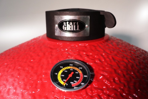 Керамический гриль Start Grill PRO 22 красный, 56 см/22 дюйма
