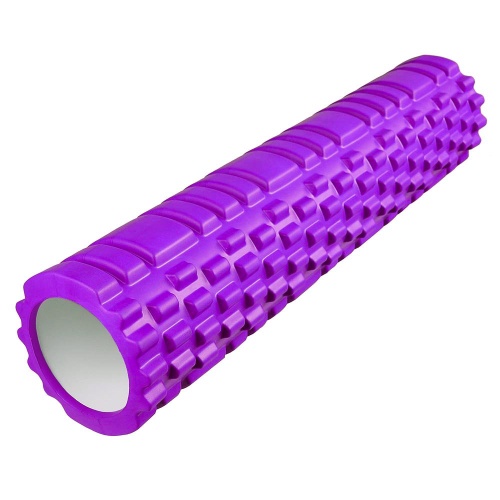 Ролик для йоги 60х15см (фиолетовый) HKYR601-C1