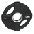Диск олимпийский обрезиненный черный, с двумя хватами, PANGOLIN WP088 1.25кг