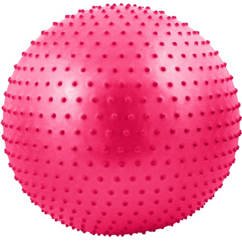 FBM-75-6 Мяч гимнастический Anti-Burst массажный 75 см (розовый)