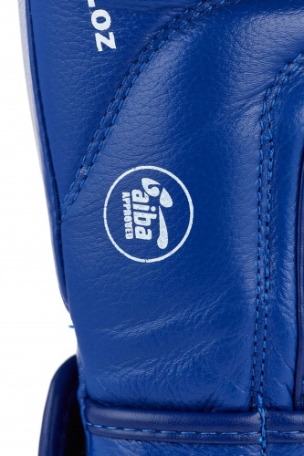 BGS-1213a Боксерские перчатки Super Star одобренные AIBA 10oz синие