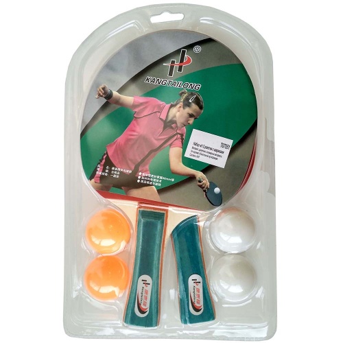 T07551 Набор для настольного тенниса (2 ракетки 4 шарика)