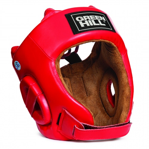 HGF-4012 Боксерский шлем FIVE STAR одобренный AIBA M красный