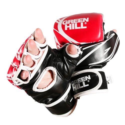MMA-0055R Перчатки MMA L красно-черные