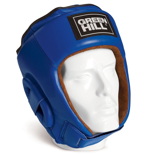 HGB-4016 Кикбоксерский шлем BEST S синий