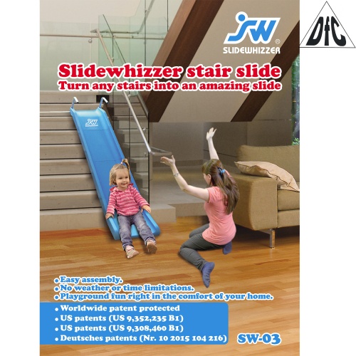 Горка прямая на лестницу DFC SlideWhizzer SW-03