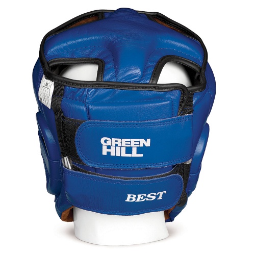 HGB-4016 Кикбоксерский шлем BEST S синий