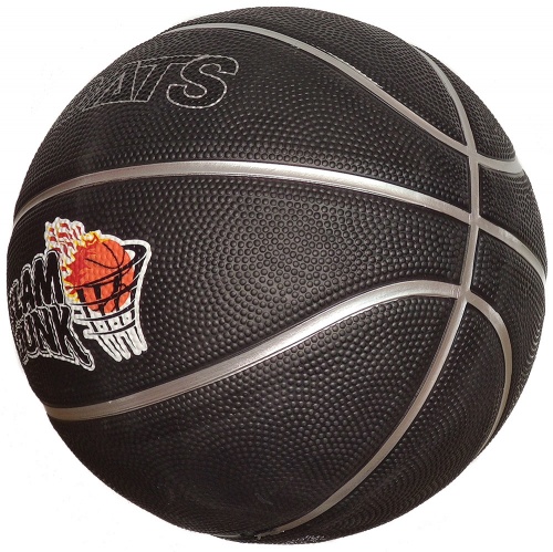 E33488-1 Мяч баскетбольный №7 (черный/серебро)