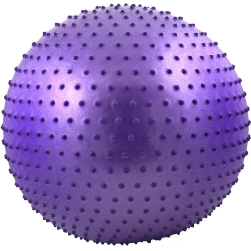 FBM-75-4 Мяч гимнастический Anti-Burst массажный 75 см (фиолетовый)