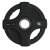 Диск олимпийский обрезиненный черный, с двумя хватами, PANGOLIN WP088 5 кг