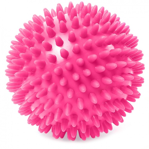 C33445 Мяч массажный (розовый) супер твердый ПВХ 6см.