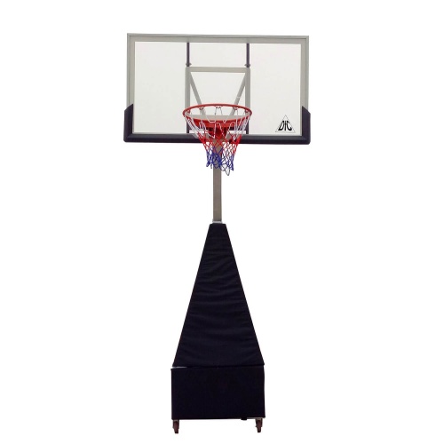 Баскетбольная мобильная стойка DFC STAND60SG 152x90CM поликарбонат (3кор)
