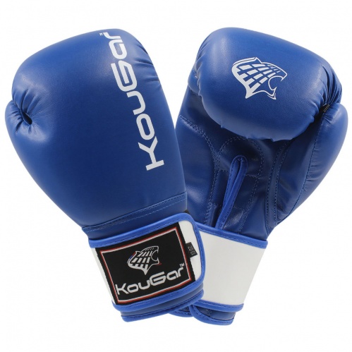 Перчатки боксерские KouGar KO300-8, 8oz, синий