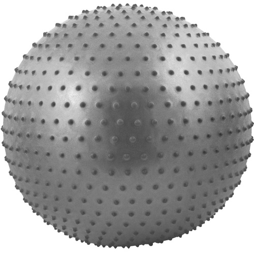 FBM-55-7 Мяч гимнастический Anti-Burst массажный 55 см (серый)