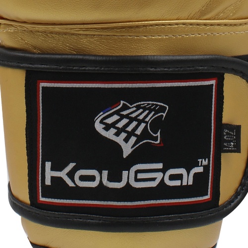 Перчатки боксерские KouGar KO600-8, 8oz, золото