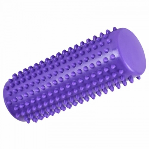 Массажер-ролик резиновый надувной "Цилиндр" (фиолетовый)