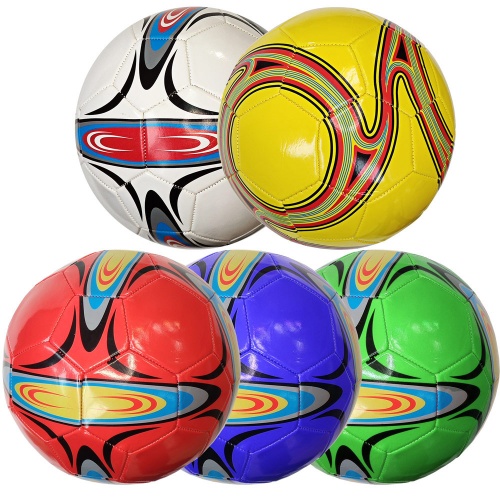 E29369-1 Мяч футбольный №5, PVC 1.8, машинная сшивка