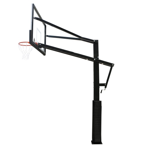 Баскетбольная стационарная стойка DFC ING72GU 180x105см стекло 10мм (Пять коробов).