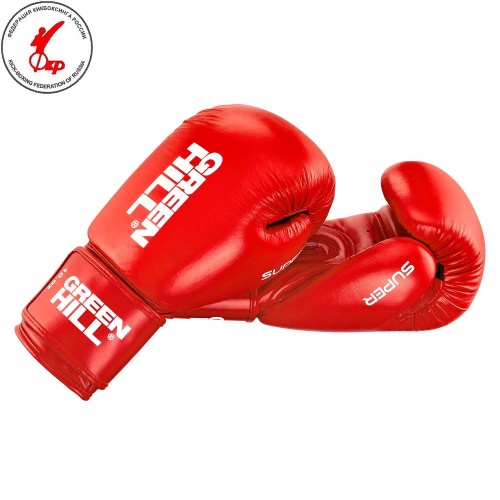 BGS-2271LR Боксерские перчатки SUPER 10oz красные