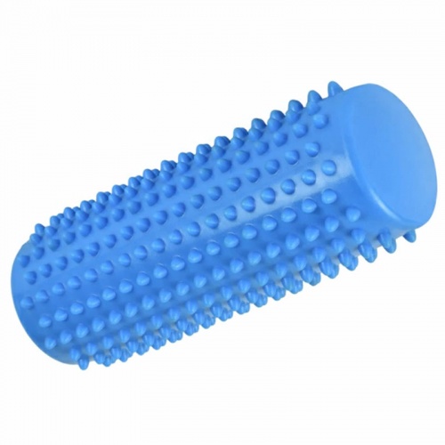 Массажер-ролик резиновый надувной "Цилиндр" (синий)