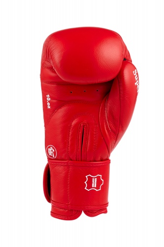 BGS-1213a Боксерские перчатки Super Star одобренные AIBA 12oz красные