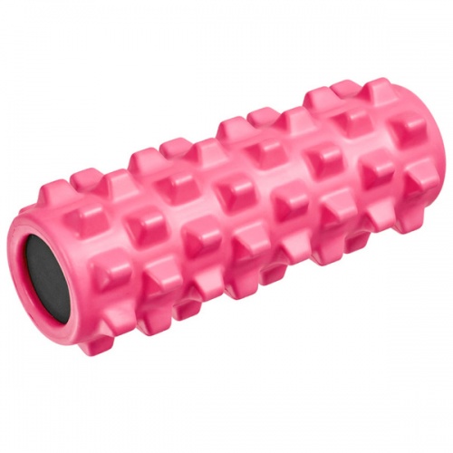 B33090 Ролик для йоги полнотелый (розовый) 33х12см., ЭВА/ПВХ/АБС