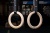 Кольца гимнастические деревянные, D32мм (комплект) чёрные стропы