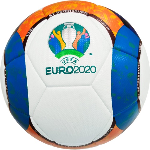 B32325 Мяч футбольный "EU2020-3" 4-слоя, TPU 3.2,  410-450 гр., термосшивка